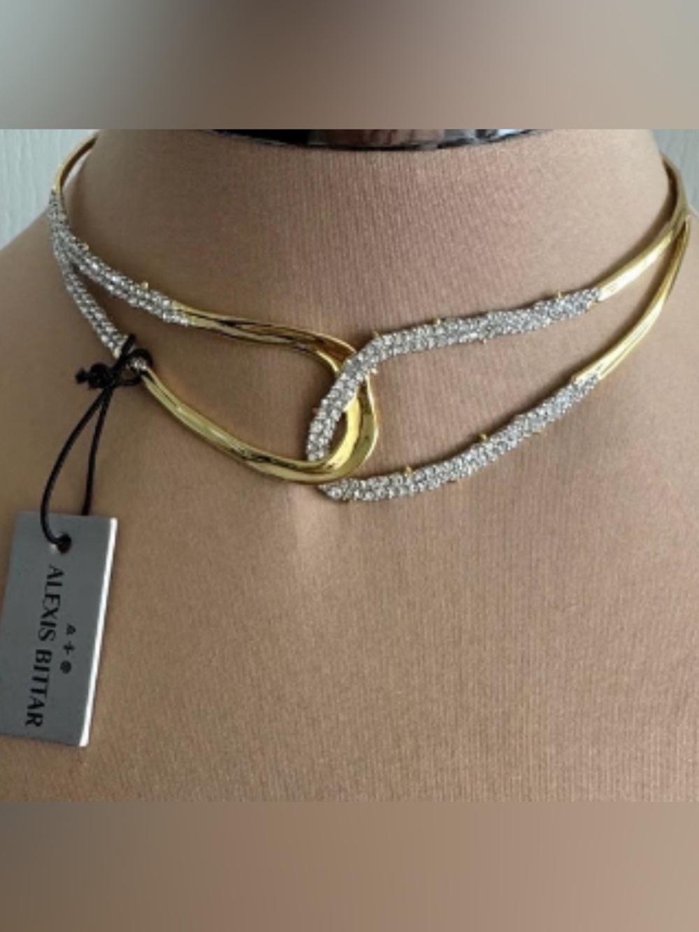 ALEXIS BITTAR
Freeform Pavé Intertwined Collar Necklace - Picture 3 of 7